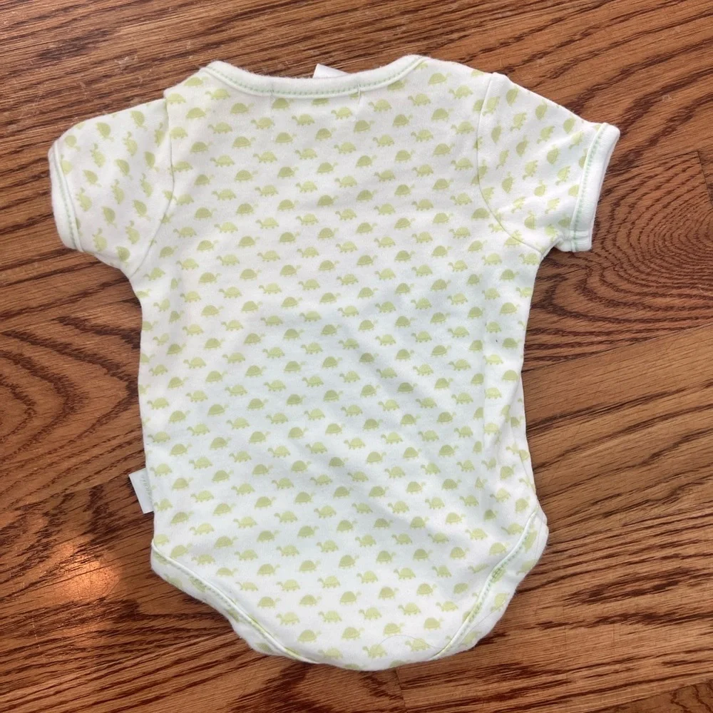 Janie + Jack Preemie Baby Onesie Turtles
